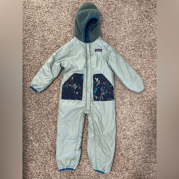 Patagonia 2-3T Reversible Bunting Ski Snow - Picture 5 of 8